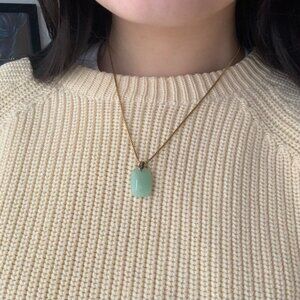 Jade Gold Necklace